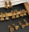 Antique earrings (6 set Jhumka)