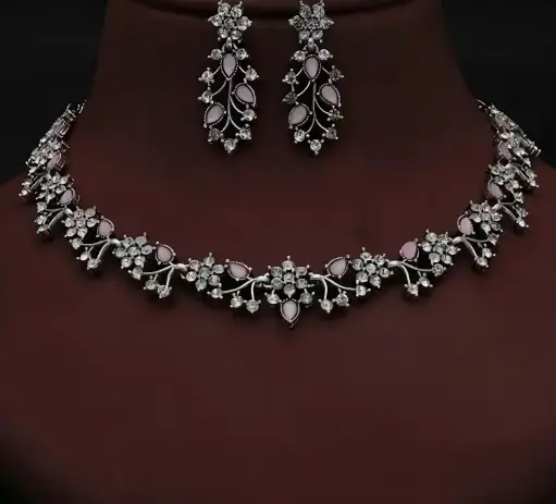 Rose Gold Diamond Brass Set